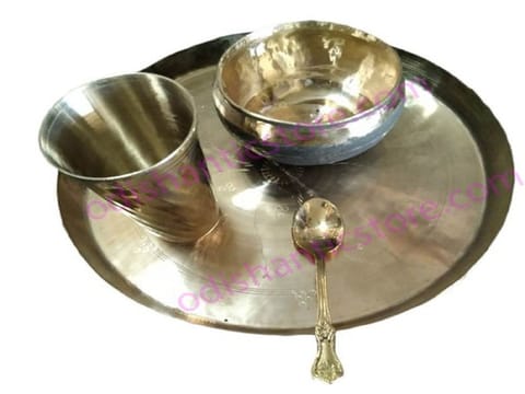 Balakati Handmade Traditional Kansa Dinner Set