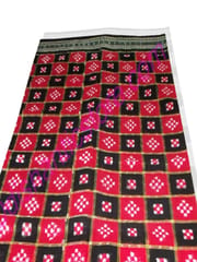 Passapalli Sambalpuri Design Red Colour And Black Anchal