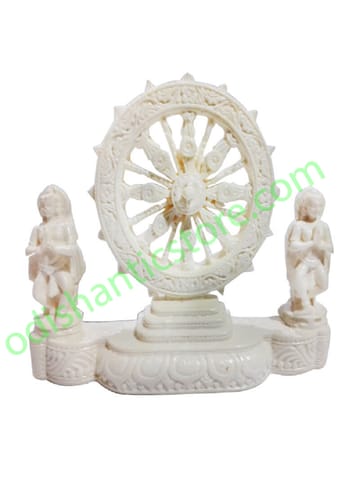 Marble Work Konark Chakra With Sakhi