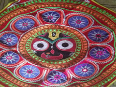 Lord Jaganatha Design Multi Color Pipil Chandua