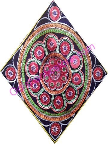 Flower Design Multi Color Wall Hanging Pipil Chandua