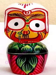 Neem Wood Lord Jagannath Balabhadra Subhadra Idol 4 Inch