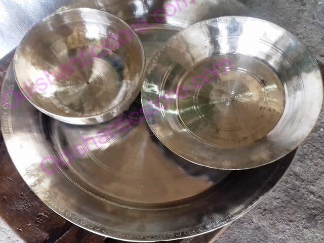 Handmade Balakati Traditional Kansa Dinner Set