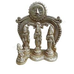 Antique Brass Ram Darbar Statue Medium