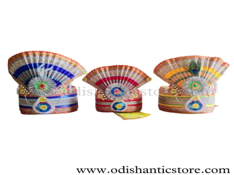 Lord Jagannath Balabhadra And Devi Subhadra Pagadi Dress 10 Inch