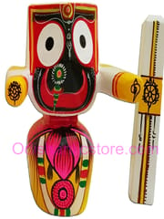 Lord Jagannath Idol With Pagadi Dress 4 Inch